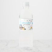 Een klein Boo Halloween Baby shower Waterfles Etiket (Voorkant)