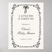 Een klein Boo Halloween Baby shower Welkom Poster (Voorkant)