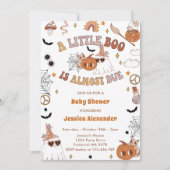 Een klein Boo Halloween Cute Ghost-Baby shower Kaart (Voorkant)