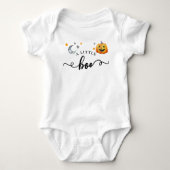 Een klein Boo Halloween pompoen herfst Romper (Voorkant)