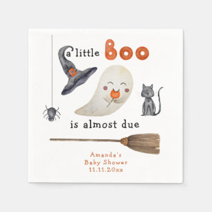 Een klein Boo is bijna aanstaande Baby shower Servet