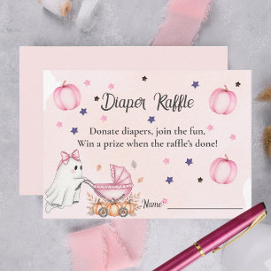 Een klein Boo is bijna aanstaande luiers raffle ti Informatiekaartje