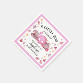 Een klein Boo-roze halloween Baby shower Servet (Hoek)