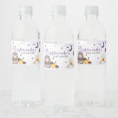 Een klein Boo spookbaby shower Waterfles Etiket (Flessen)