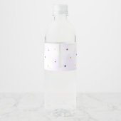 Een klein Boo spookbaby shower Waterfles Etiket (Achterkant)