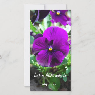 Een klein briefje om te zeggen....