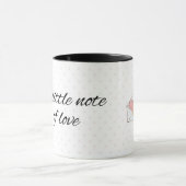 Een klein briefje van liefde mok | Cute envelop on (Midden)