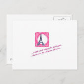 Een klein Briefkaart (Voorkant / Achterkant)