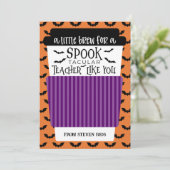 Een Klein Brouwsel Voor Docent Koffie Cadeaukaart  Kaart (Staand voorkant)