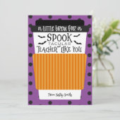 Een Klein Brouwsel Voor een Spooktastische Onderwi Kaart (Staand voorkant)