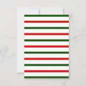 Een klein bundel Joy Holiday Wreath Baby shower Kaart (Achterkant)