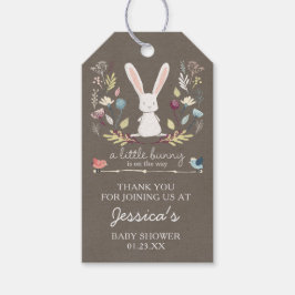 Een klein Bunny Baby shower Favor Cadeaulabel