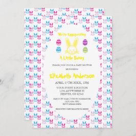 Een klein Bunny-Baby shower Kaart