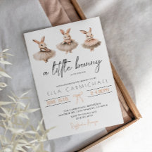 Een klein Bunny-Baby shower