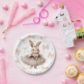 Een klein Bunny-Baby shower Papieren Bordje (Feest)