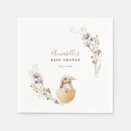 Een klein Bunny Easter Baby shower Servet