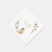 Een klein Bunny Easter Baby shower Servet (Hoek)