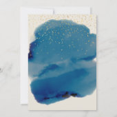 Een klein Bunny Stars en een Baby shower Kaart (Achterkant)