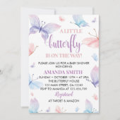 Een klein Butterfly-Baby shower Kaart (Voorkant)