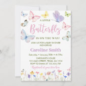 Een klein Butterfly-Baby shower Kaart (Voorkant)