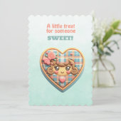 Een Klein Cadeautje voor Iemand Lief Feestdagenkaart (Staand voorkant)