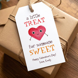 Een klein cadeautje voor iemand lief met Valentijn Cadeaulabel