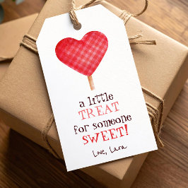 Een klein cadeautje voor iemand lief met Valentijn Cadeaulabel