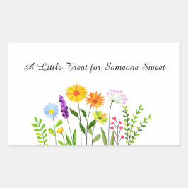 Een Klein Cadeautje voor Iemand Liefs Rechthoekige Sticker