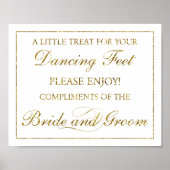 Een klein cadeautje voor je dansfeetbruiloft poster (Voorkant)