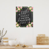 Een klein cadeautje voor je dansfeetbruiloft poster (Keuken)