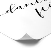 Een klein cadeautje voor je dansfeetbruiloft poster (Hoek)
