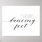 Een klein cadeautje voor je dansfeetbruiloft poster (Voorkant)