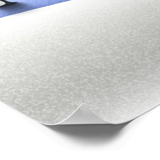 Een klein cadeautje voor Kerstmis Poster (Hoek)