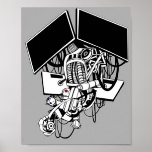 Een klein circuitwerk poster