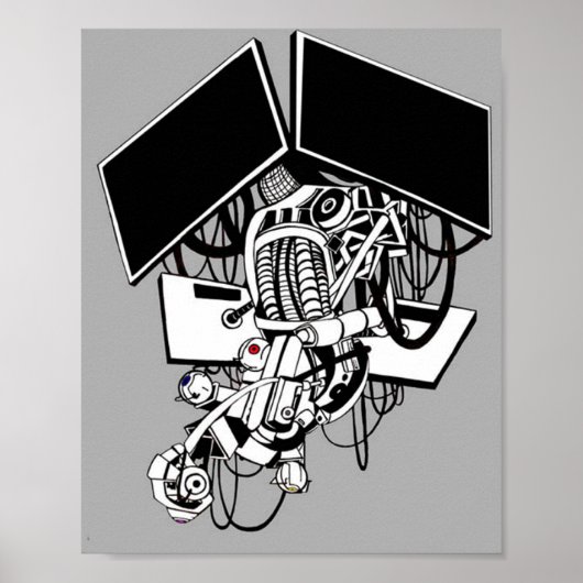 Een klein circuitwerk poster (Voorkant)