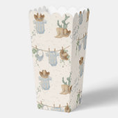 Een klein cowboy Baby shower Bedankdoosjes (Voorkant)