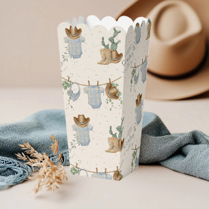 Een klein cowboy Baby shower Bedankdoosjes