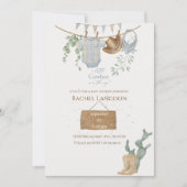 Een klein cowboy Baby shower Kaart (Voorkant)