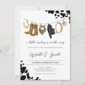 Een klein cowboy Baby shower Kaart (Voorkant)