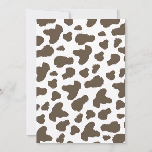 Een klein cowboy Baby shower Kaart (Achterkant)