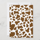 Een klein cowboy Baby shower Kaart (Achterkant)