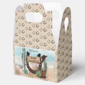 Een klein Cowboy Western Baby shower Bedankdoosjes (Geopend)