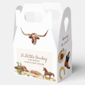 Een klein Cowboy Western Baby shower Bedankdoosjes (Geopend)
