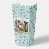 Een klein Cowboy Western Baby shower Bedankdoosjes (Achterkant)