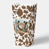 Een klein Cowboy Western Baby shower Bedankdoosjes (Voorkant)