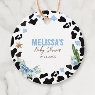 Een Klein Cowboy Western Baby Shower Bedankjes Labels