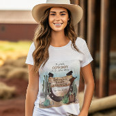 Een klein Cowboy Western Baby shower Tri-Blend Shirt