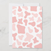 Een klein cowgirl Baby shower Kaart (Achterkant)