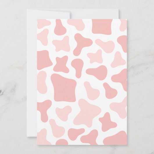 Een klein cowgirl Baby shower Kaart (Achterkant)