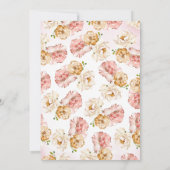 Een klein cowgirl Baby shower Kaart (Achterkant)